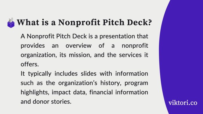 nonprofit pitch deck