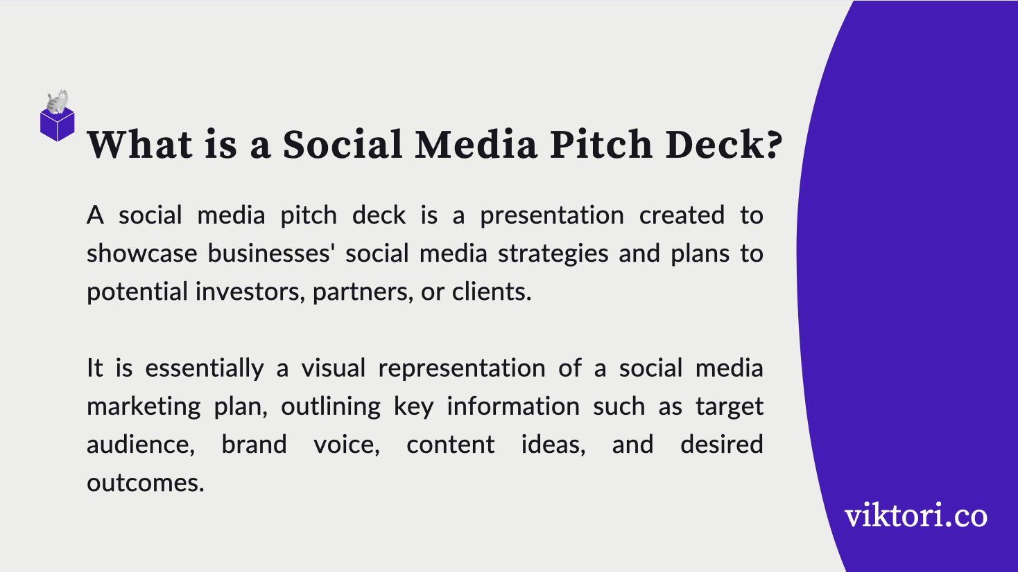 Social Media Pitch Deck Guide + 4Mill Template