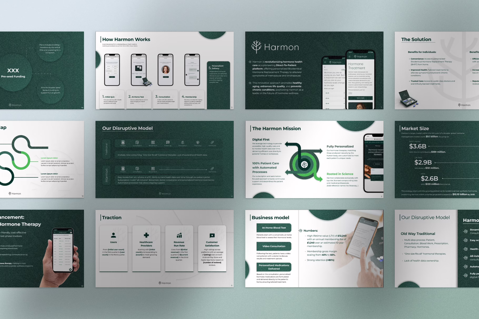 Harmon Pitch Deck Mockup