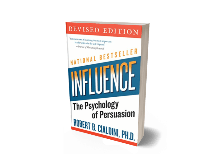 Books on communication: Influence by cialdini