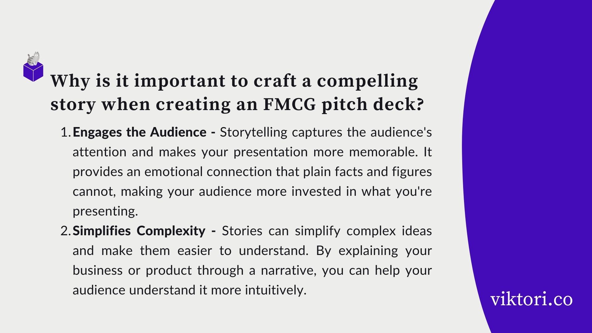 fmcg pitch deck guide