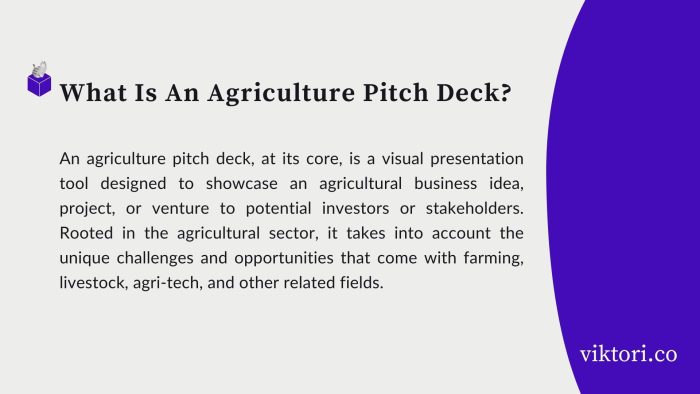 agriculture pitch deck guide