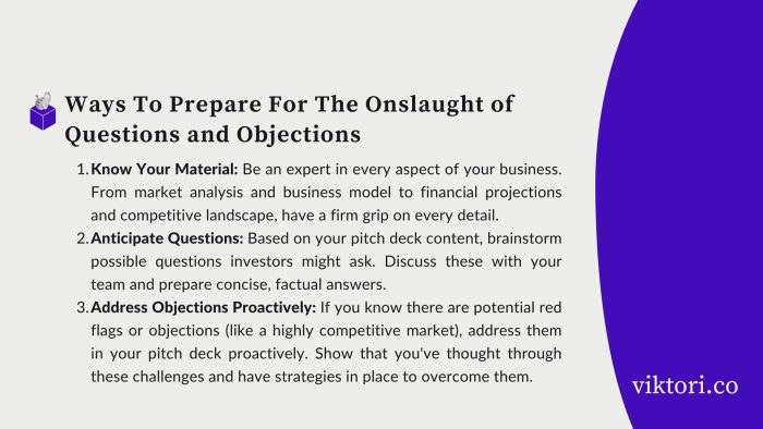 ways to prepare yourself when faced with investor questions about your fitness pitch deck