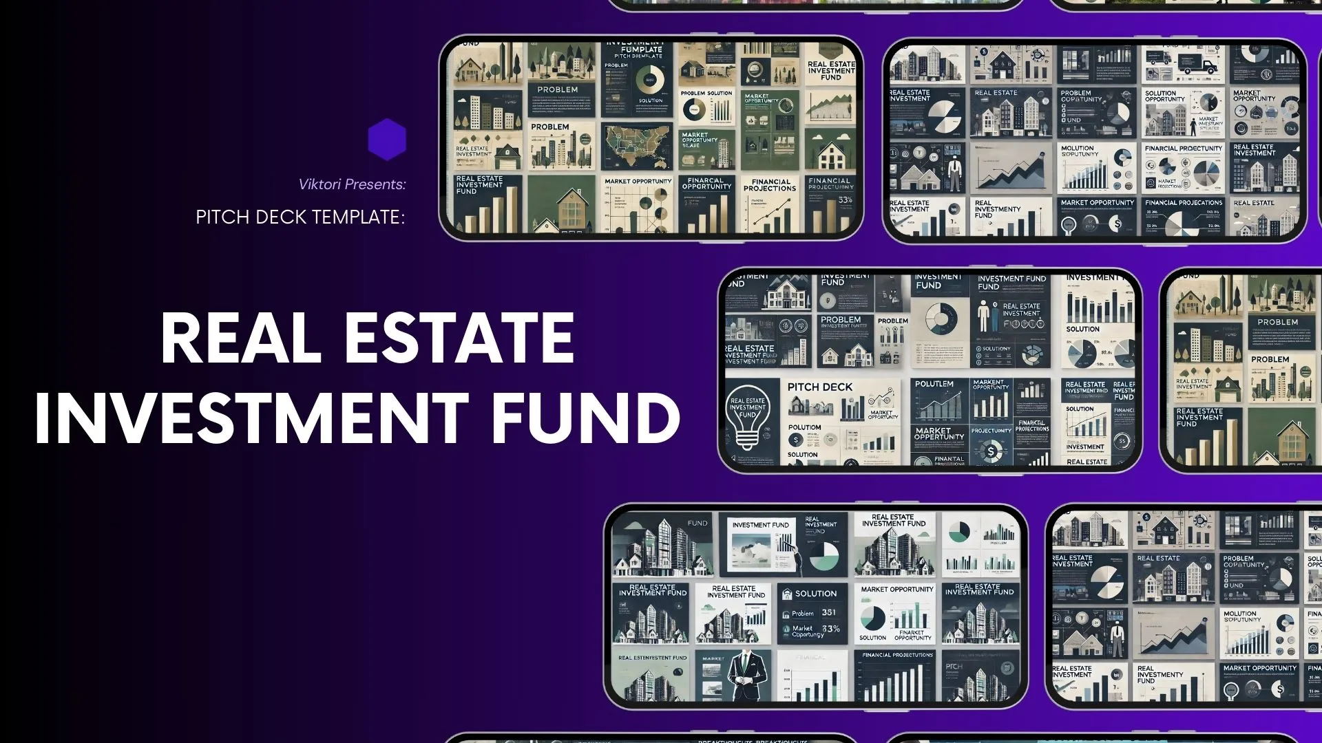 Real Estate Investment Fund Pitch Deck Template