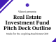 real estate investment fund pitch deck outline