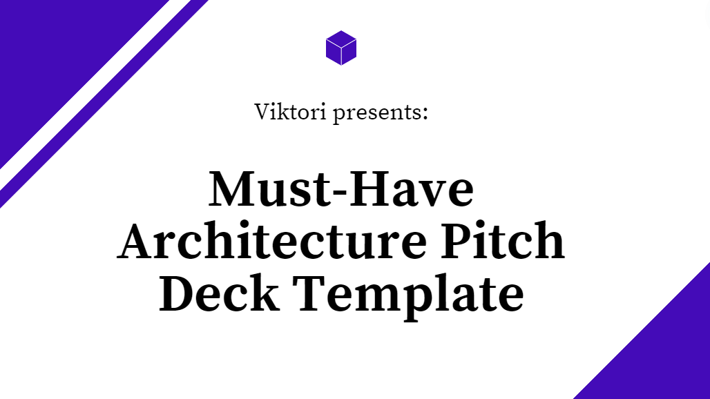 Architecture Pitch Deck Template