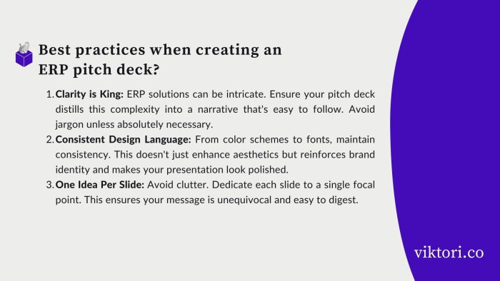erp pitch deck guide best practices