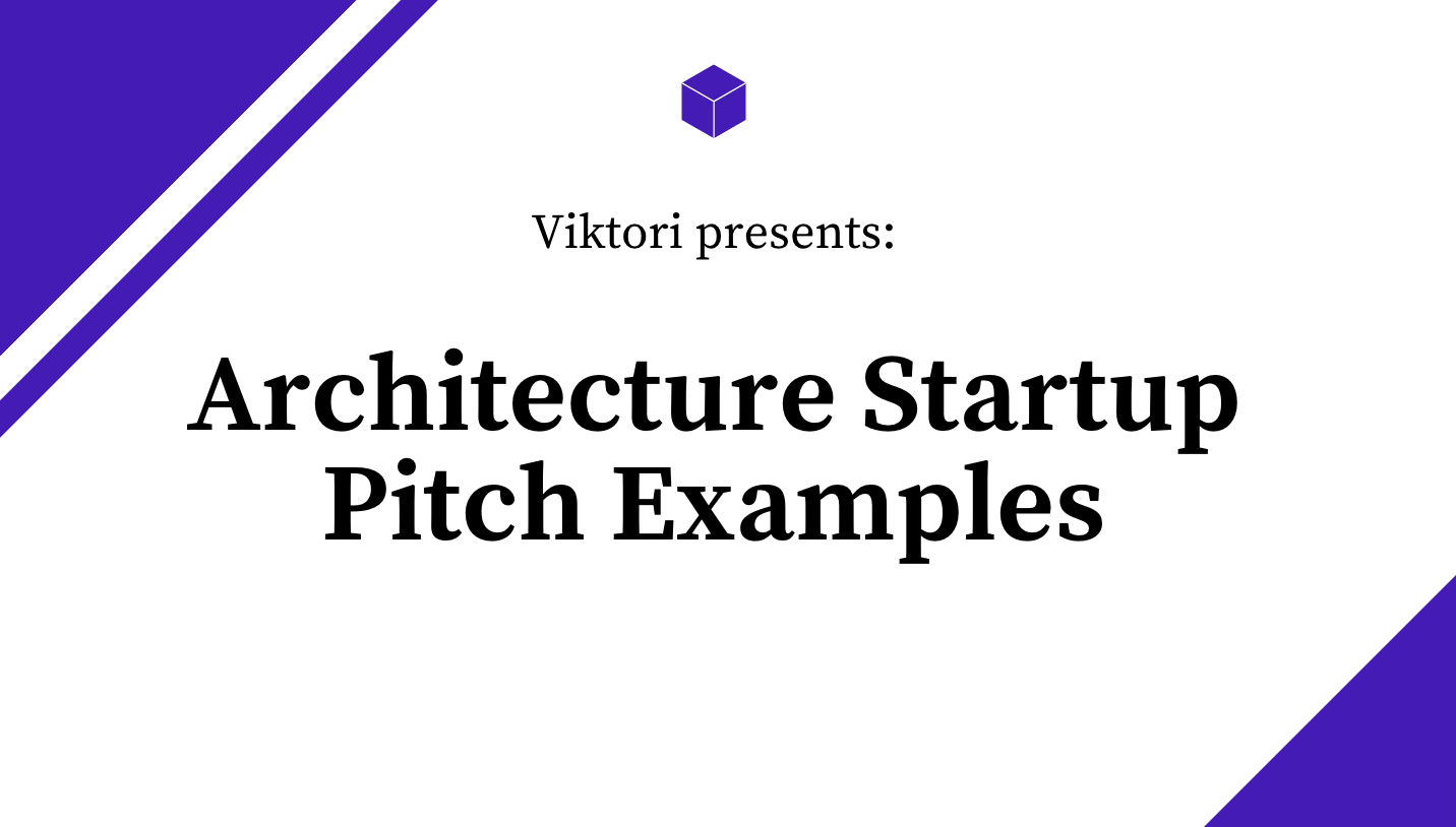 architecture pitch examples