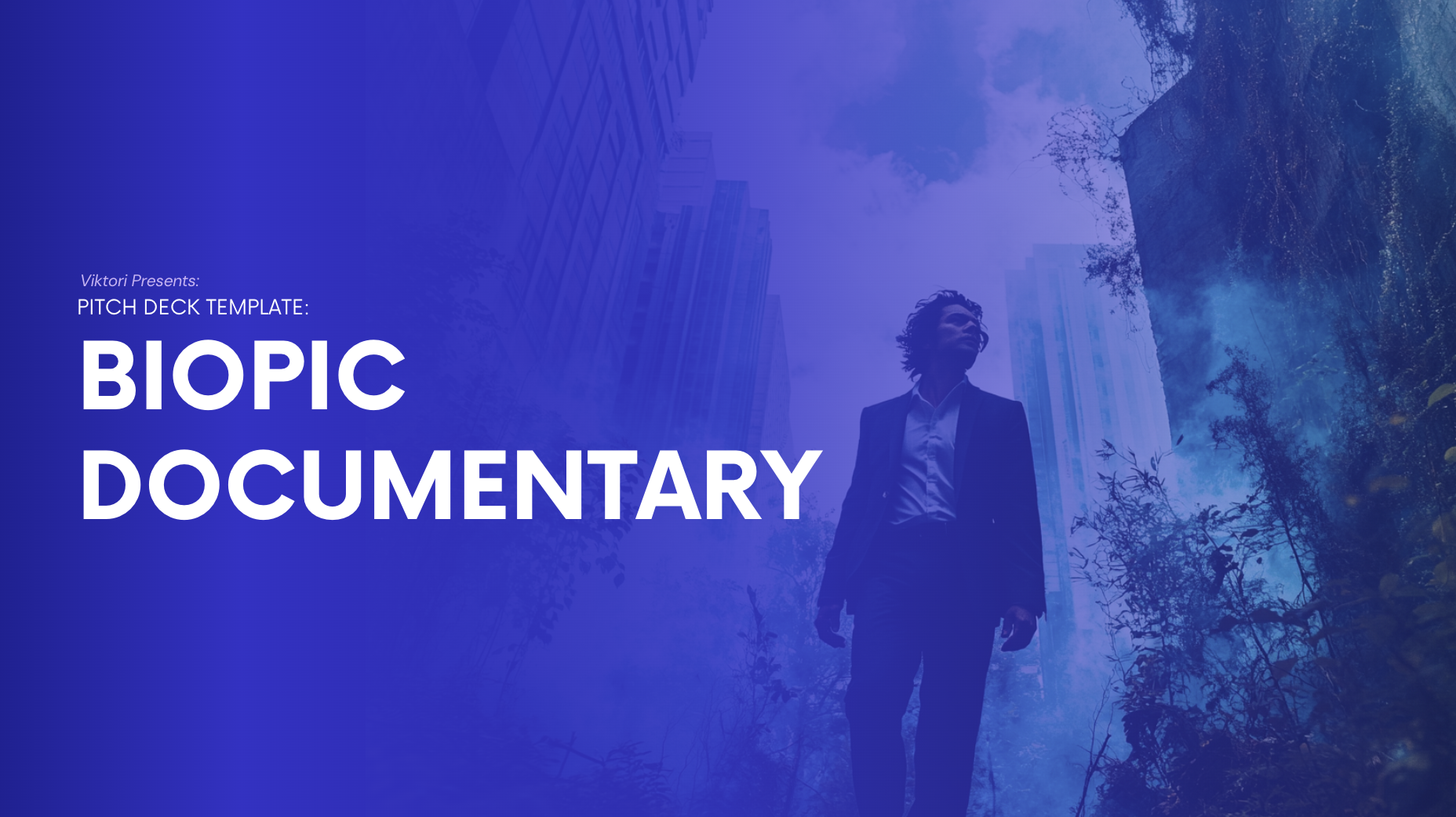 biopic documentary pitch deck template