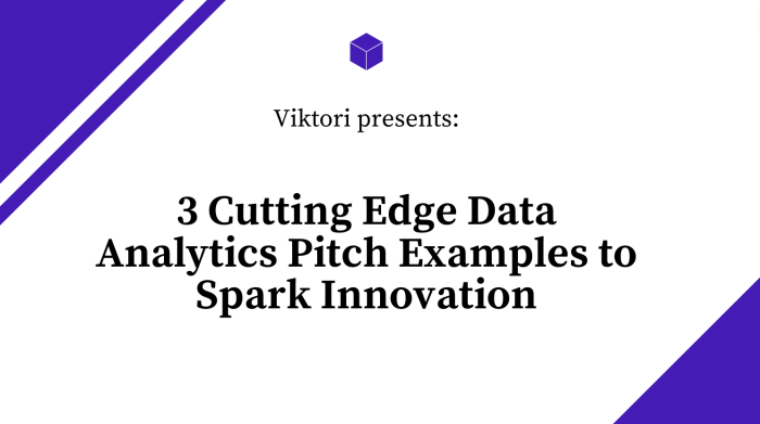 data analytics pitch examples