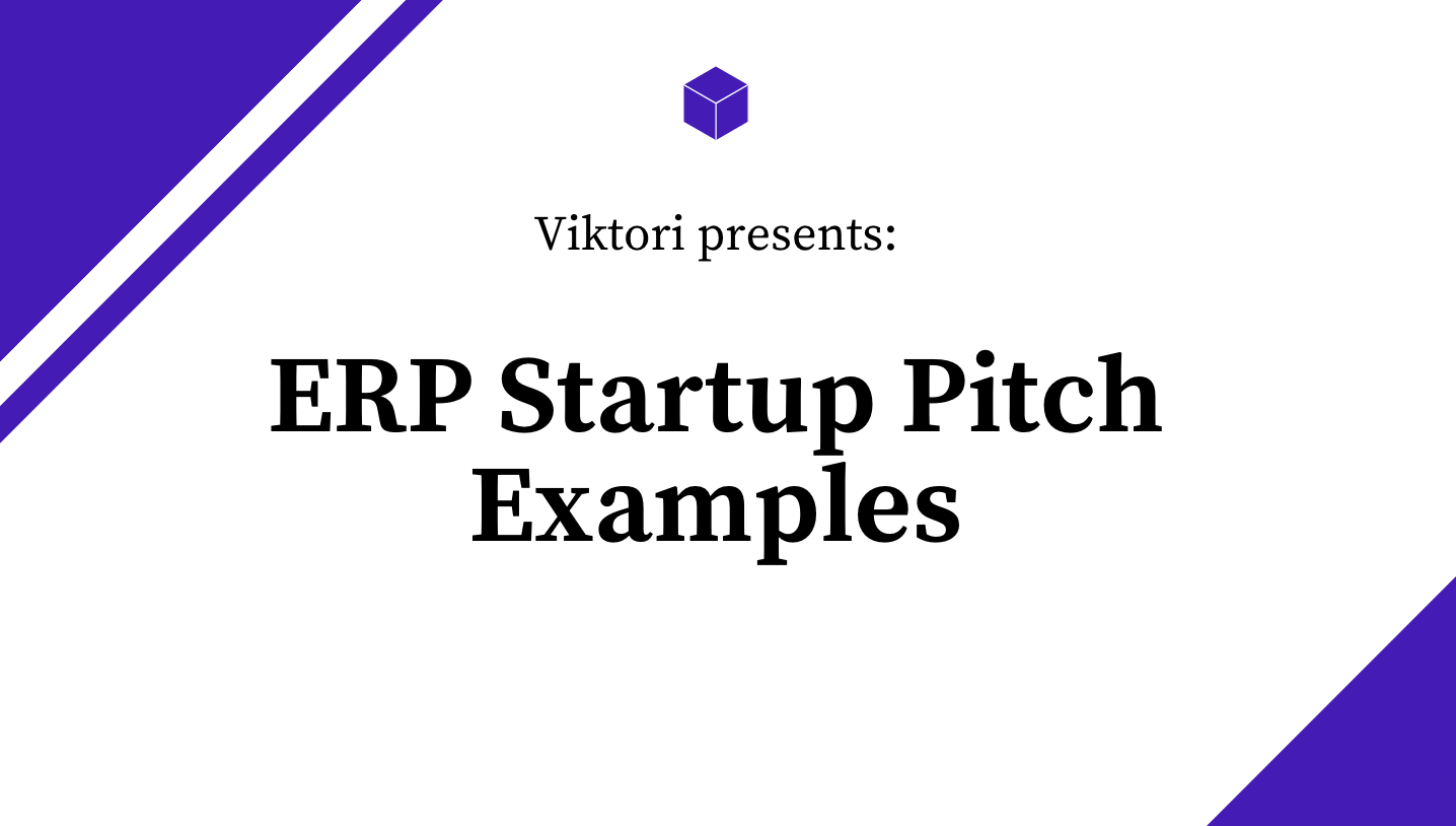 erp startup pitch examples