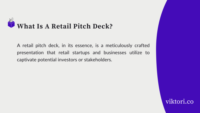 retail pitch deck definition
