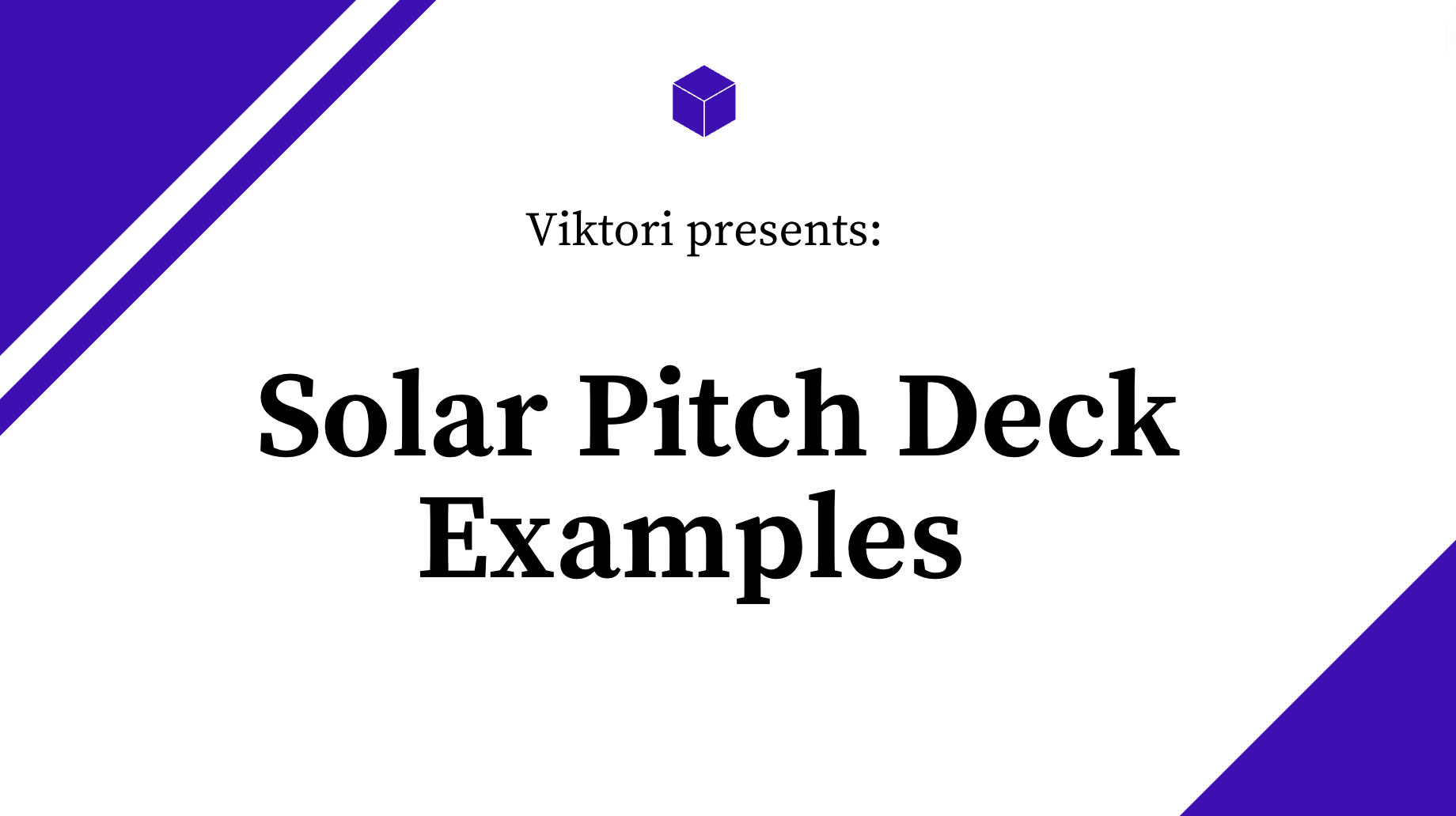 solar pitch deck examples