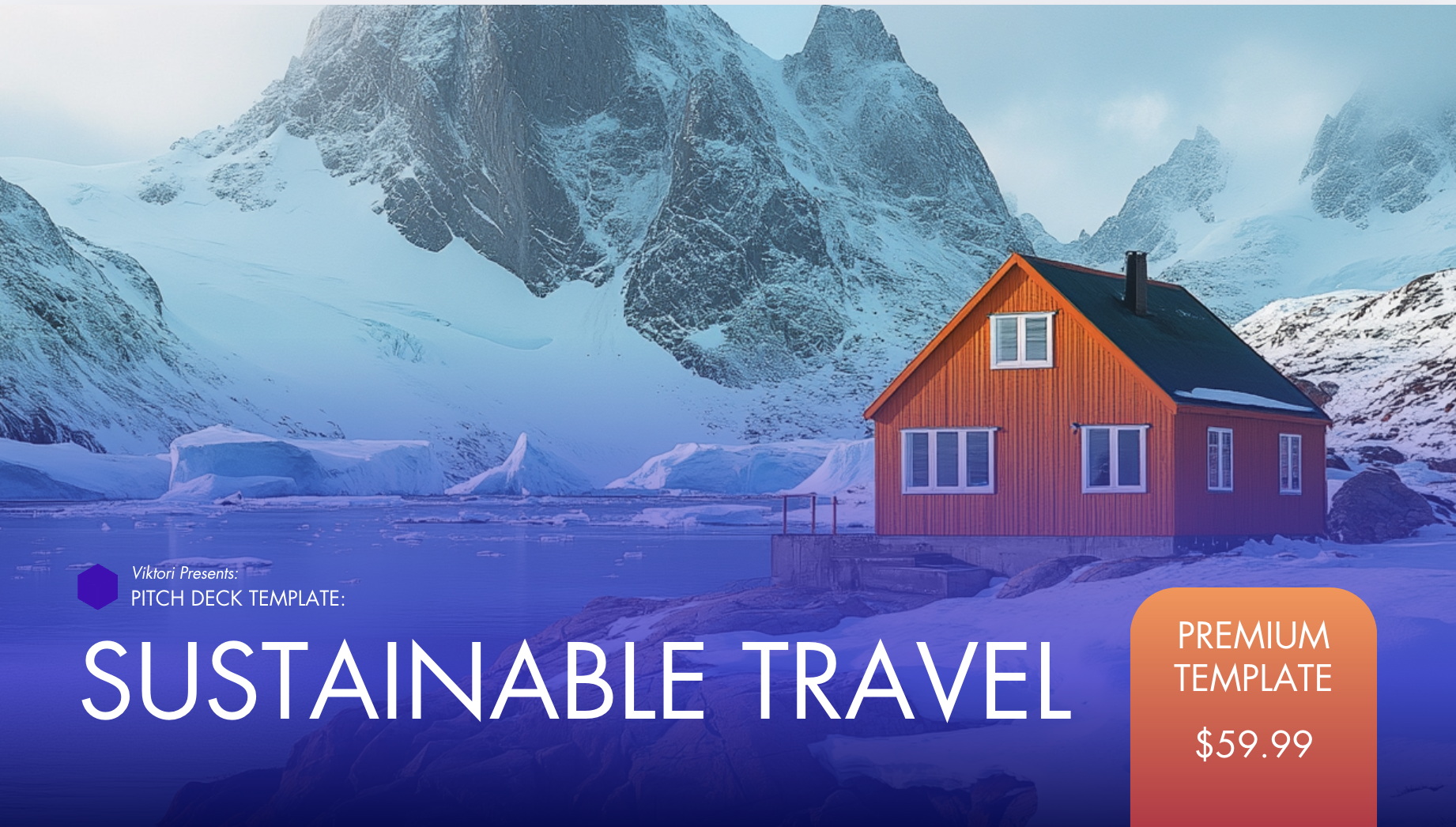 sustainable travel pitch deck template