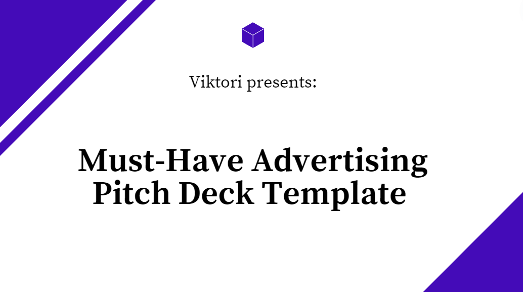Advertising Pitch Deck Template
