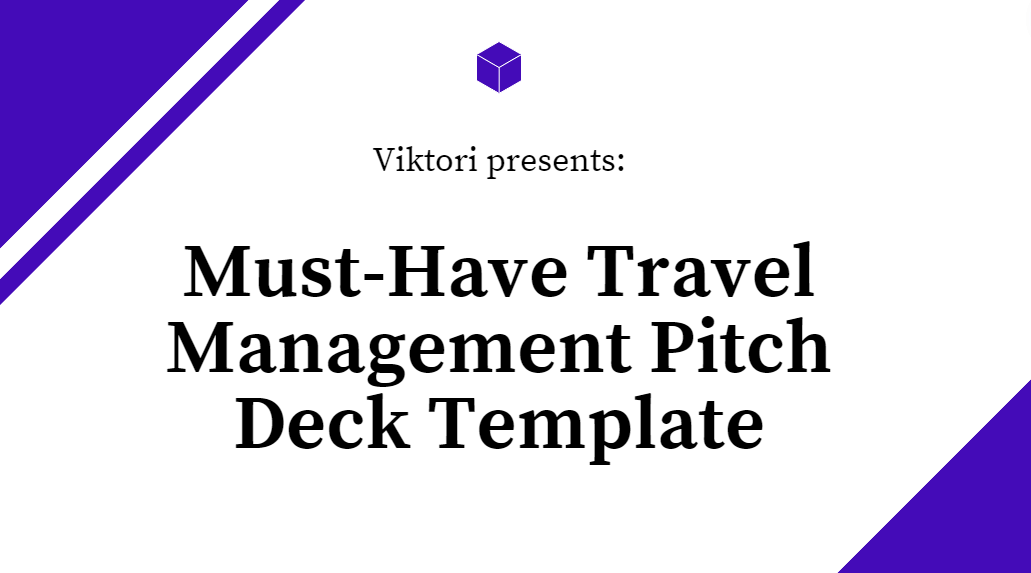 Travel Management Pitch Deck Template