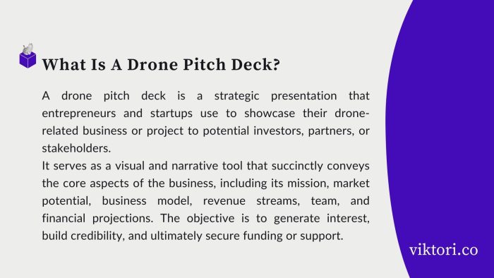 drone pitch deck definition