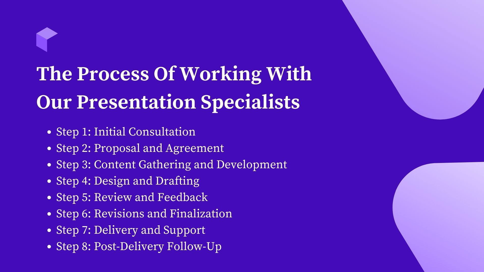 how to work with a presentation specialist