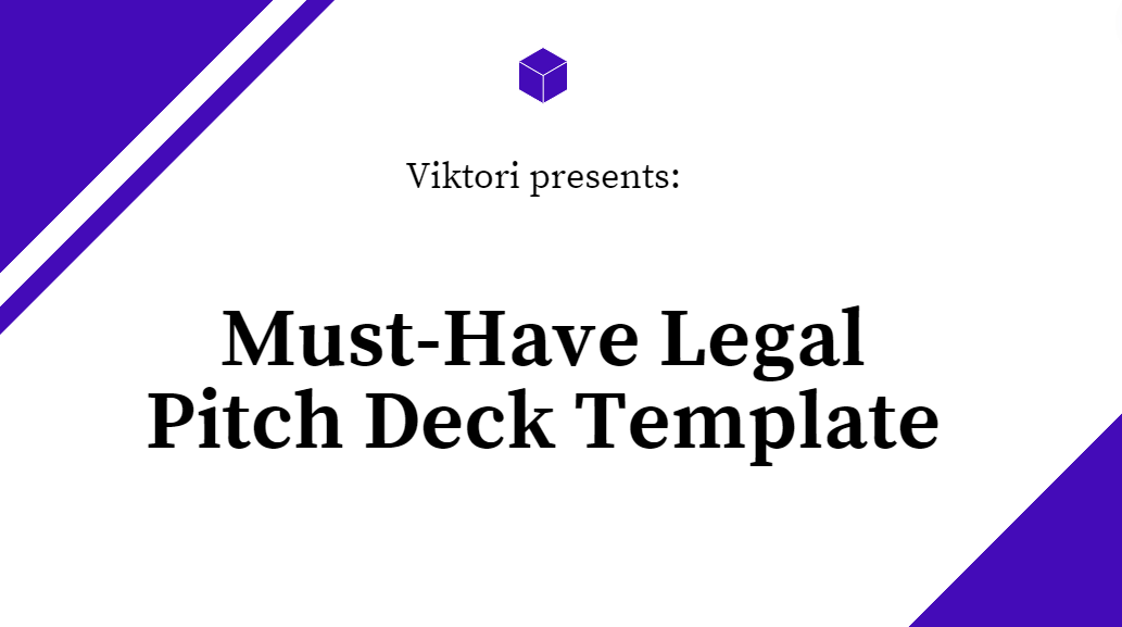 Legal Pitch Deck Template