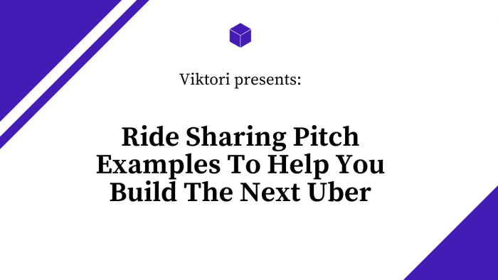 ride sharing pitch examples