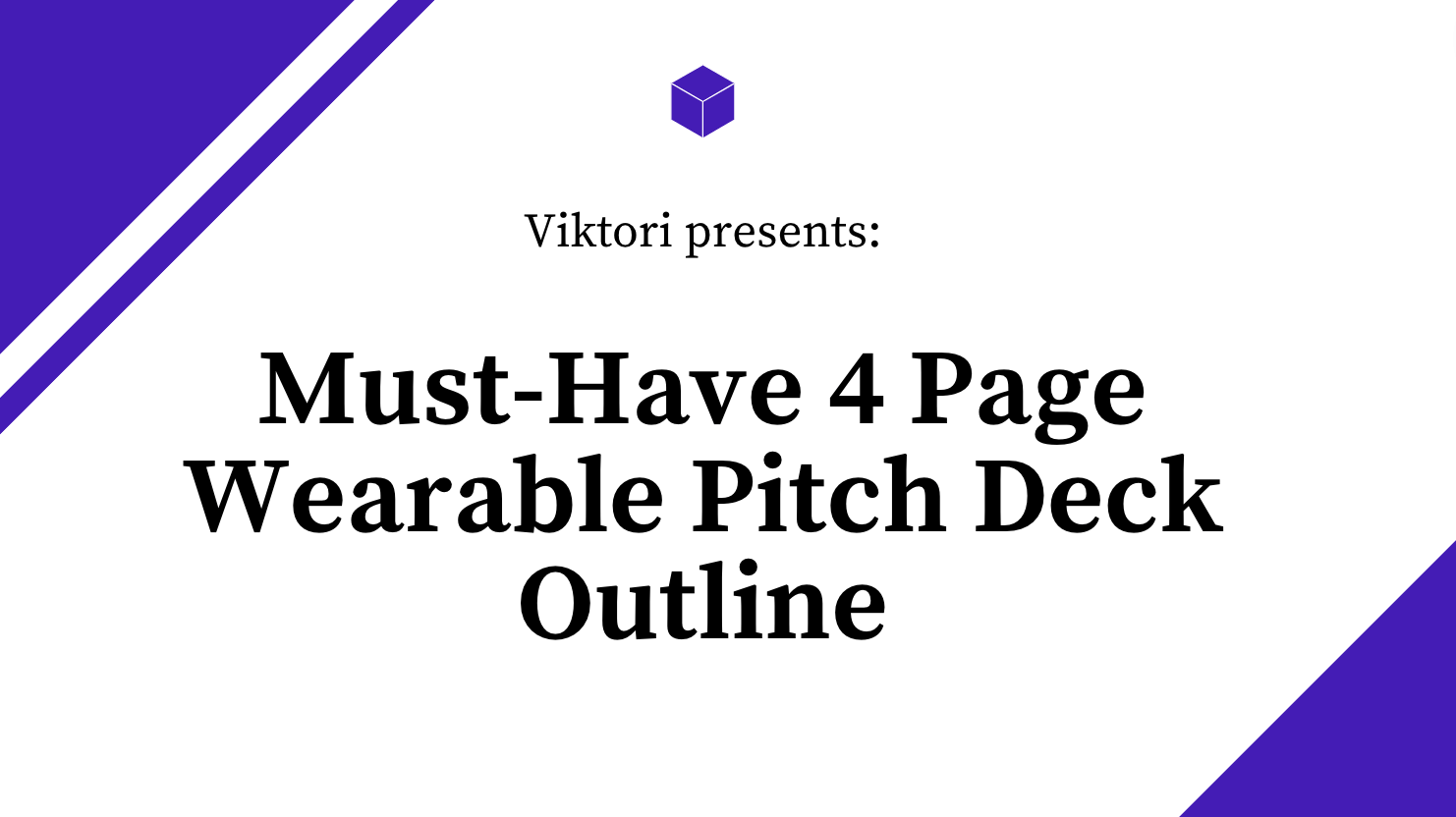 wearable pitch deck outline guide