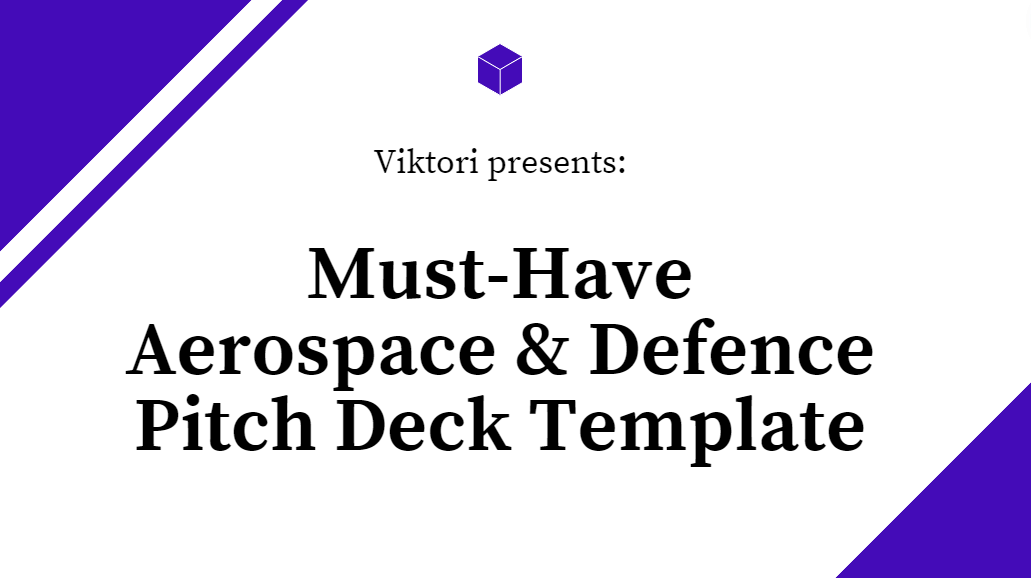 Aerospace and Defence Pitch Deck Template