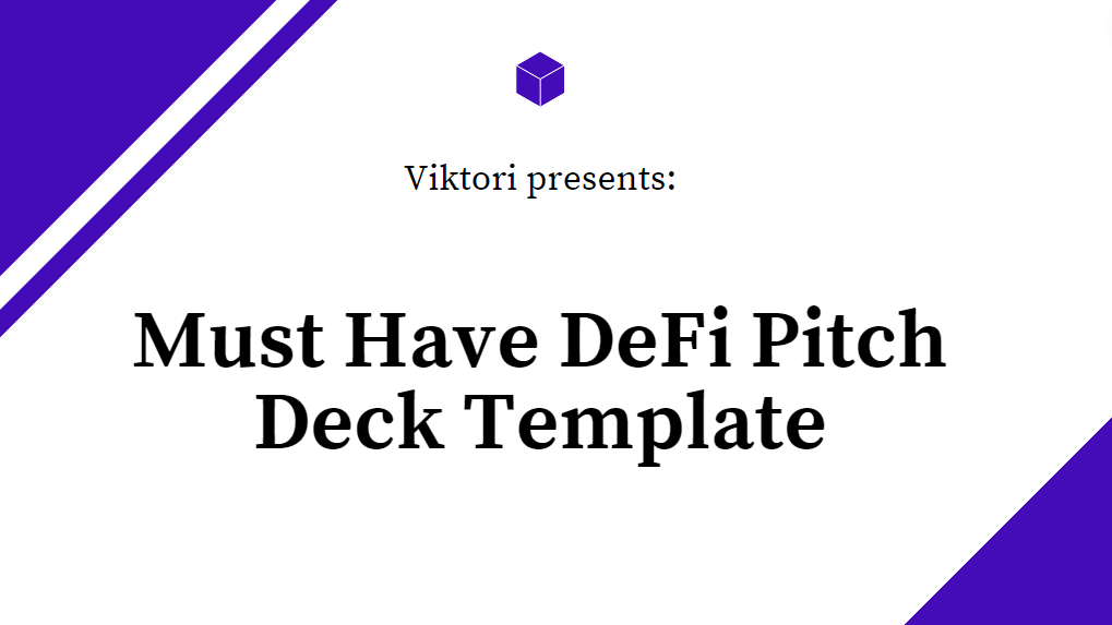 DeFi Pitch Deck Template