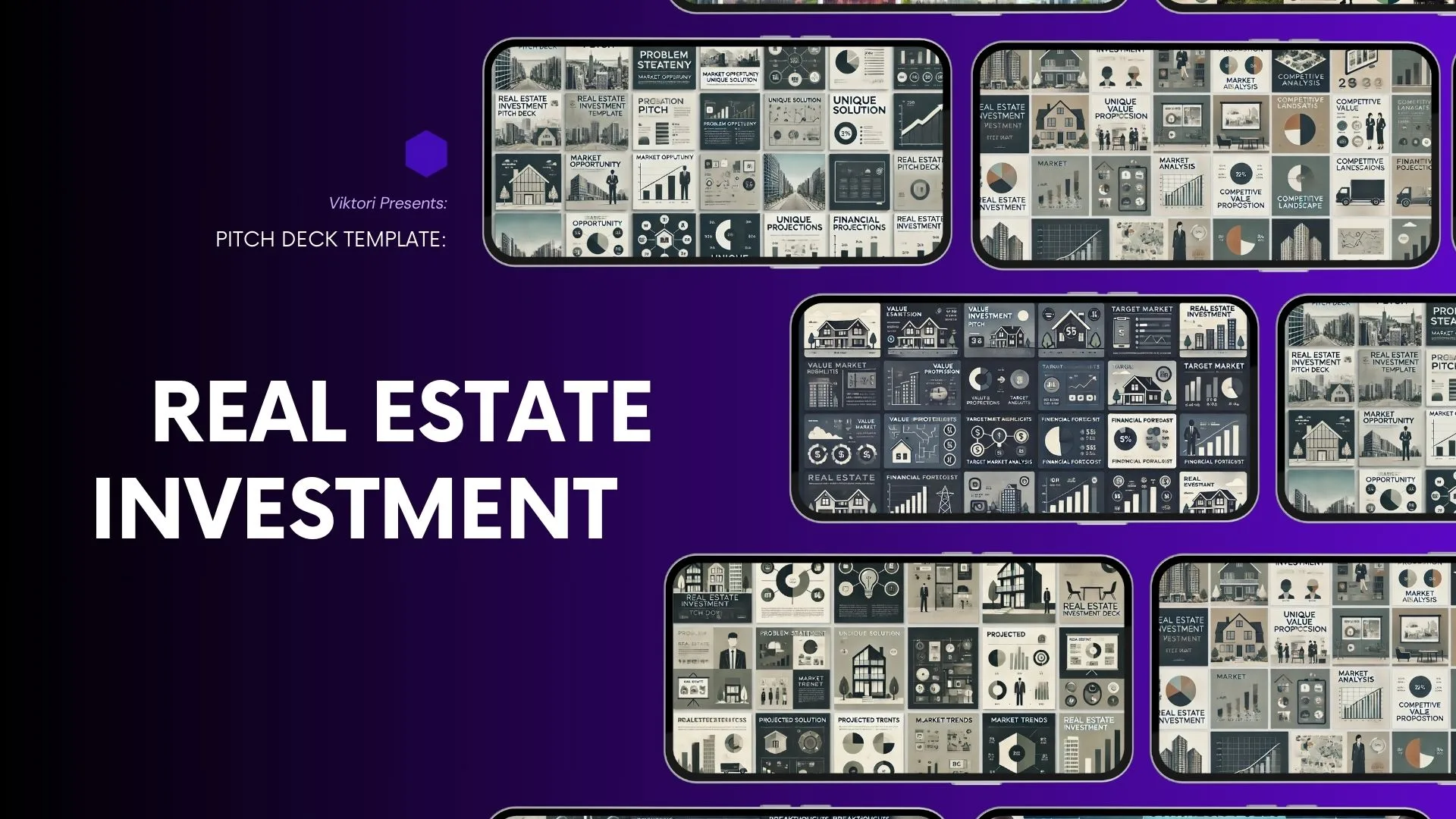 Real Estate Investment pitch deck template