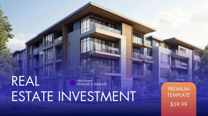 real estate investment pitch deck template