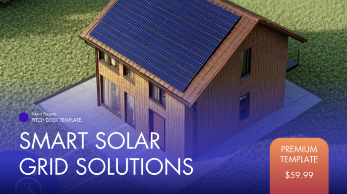 smart solar solutions pitch deck template