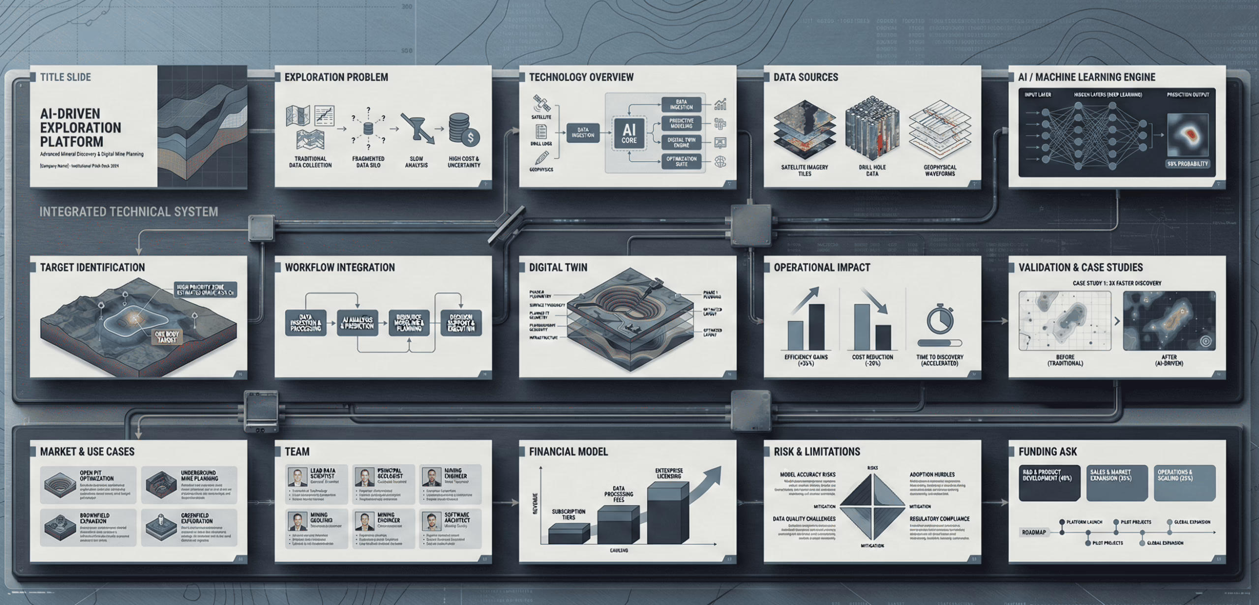 AI powered mining platform pitch deck