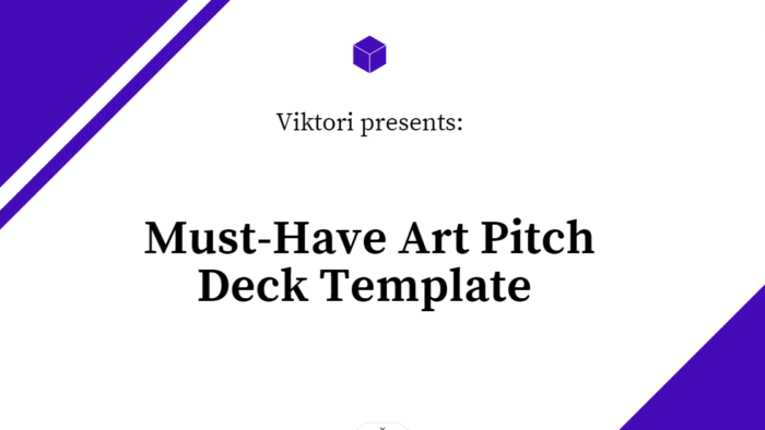 Art Pitch Deck Template