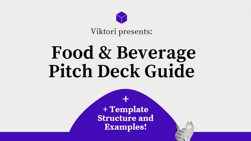 food and beverage pitch deck guide