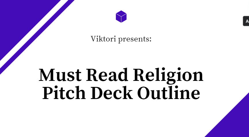 Religion Pitch Deck Outline