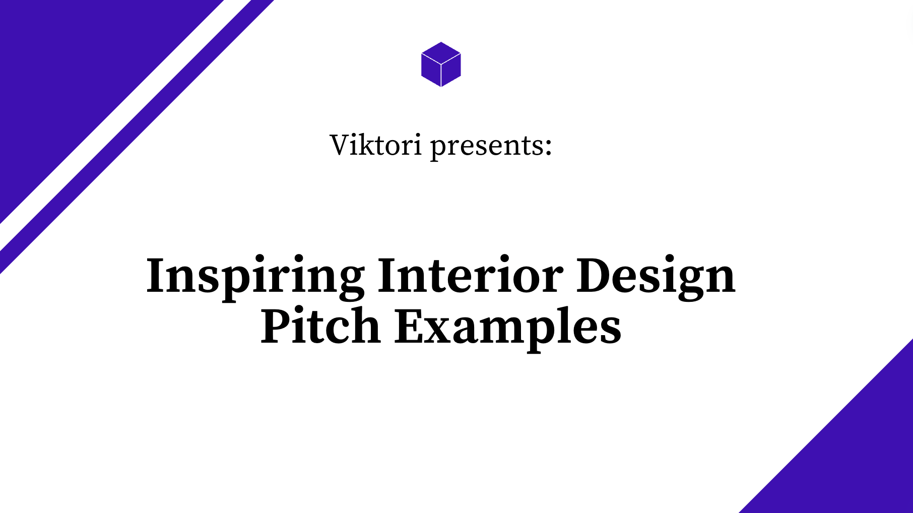 interior design pitch examples