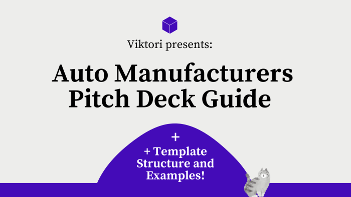 Auto Manufacturers Pitch Deck Guide