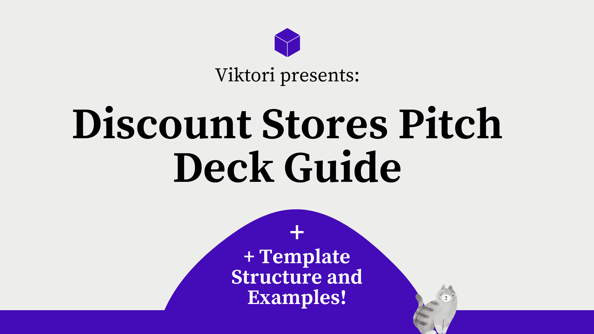 Discount Stores Pitch Deck Guide