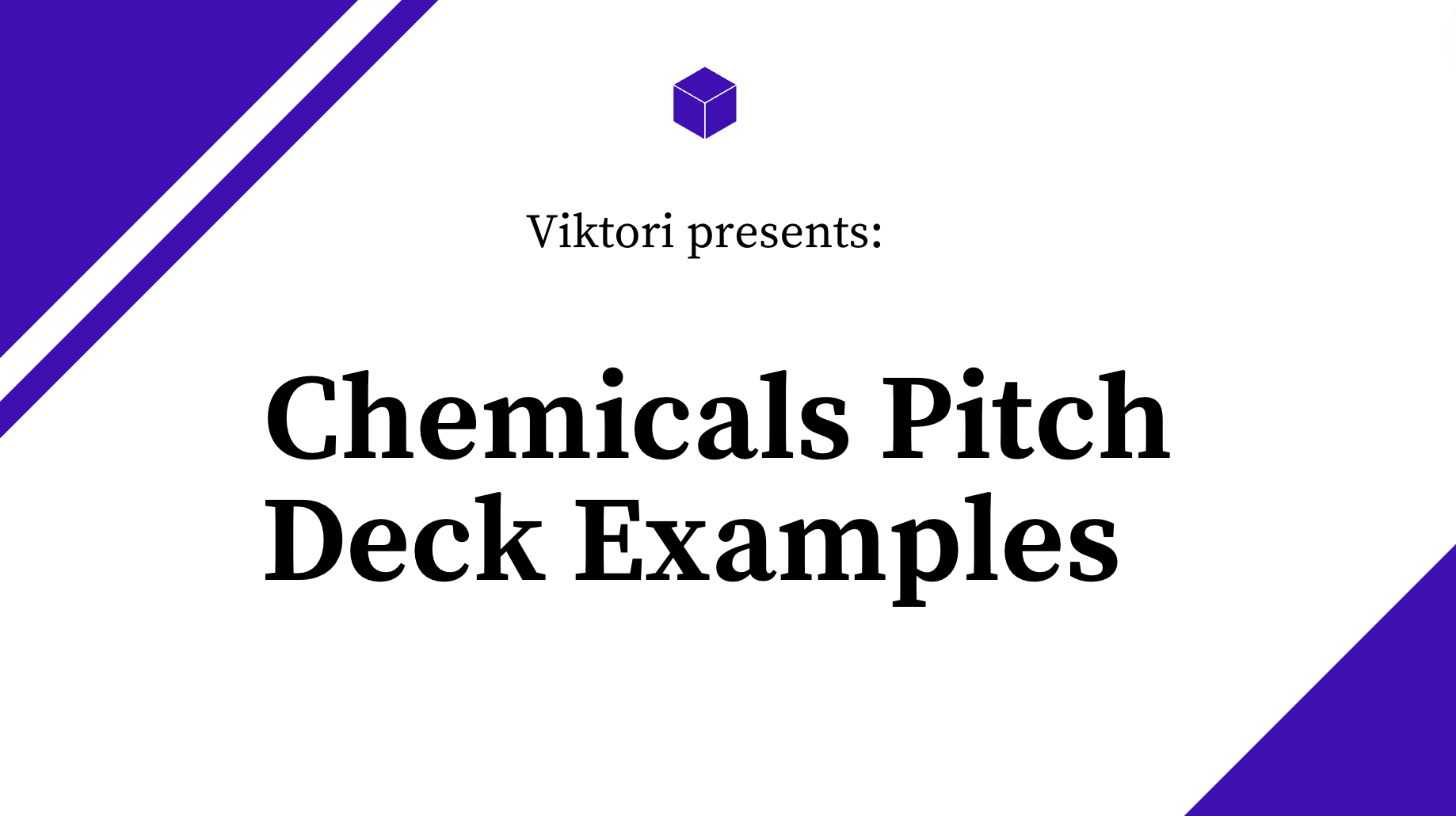 chemicals pitch deck examples