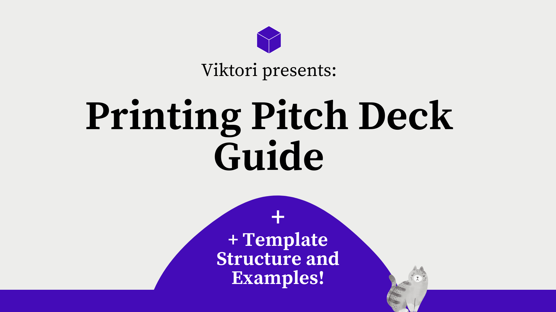 Printing Pitch Deck Guide