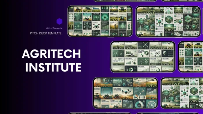 AgriTech Institute pitch deck template