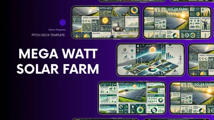 Mega Watt Solar Farm Pitch Deck Template