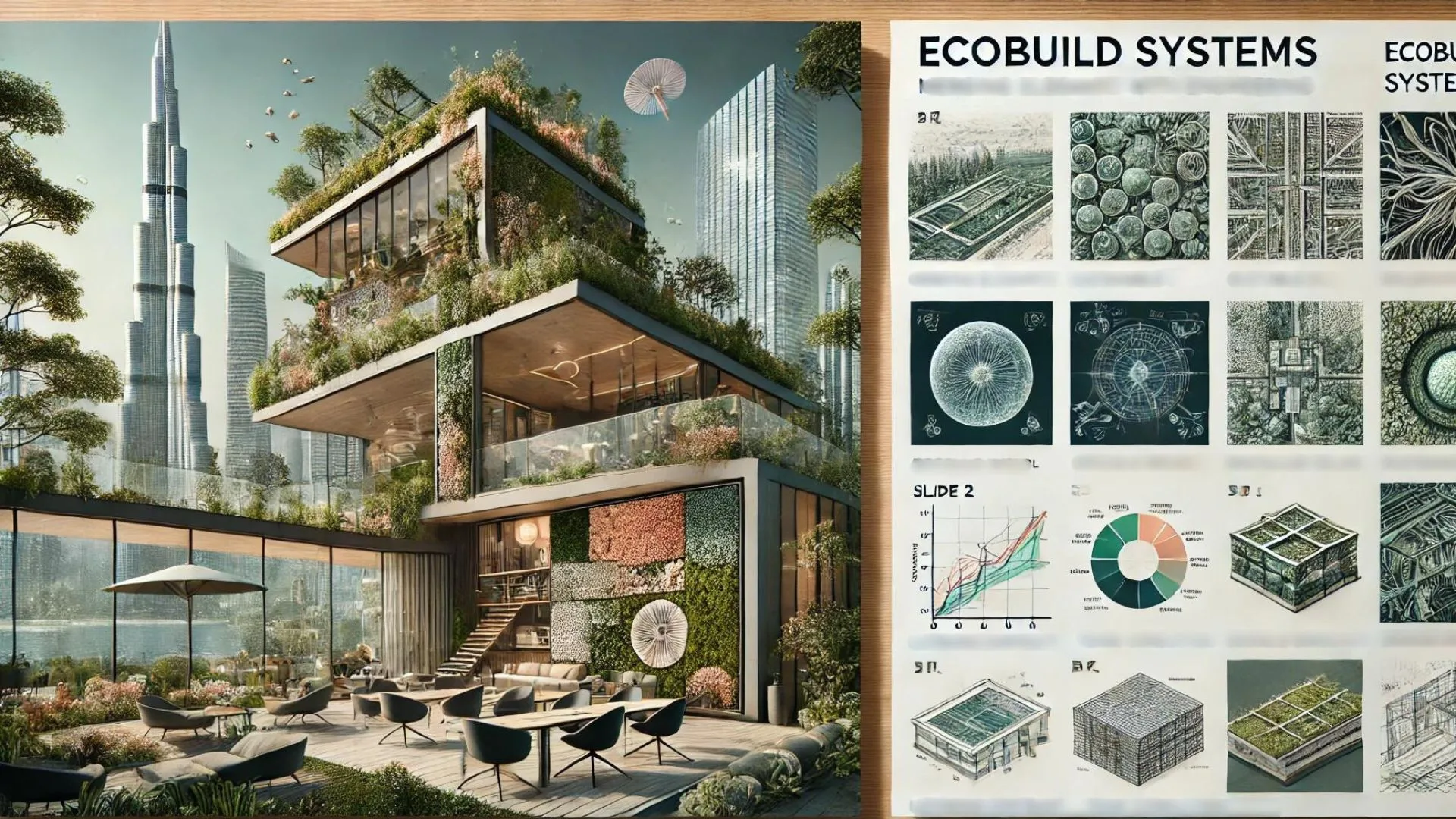 EcoBuild Systems Pitch Deck Template mockup