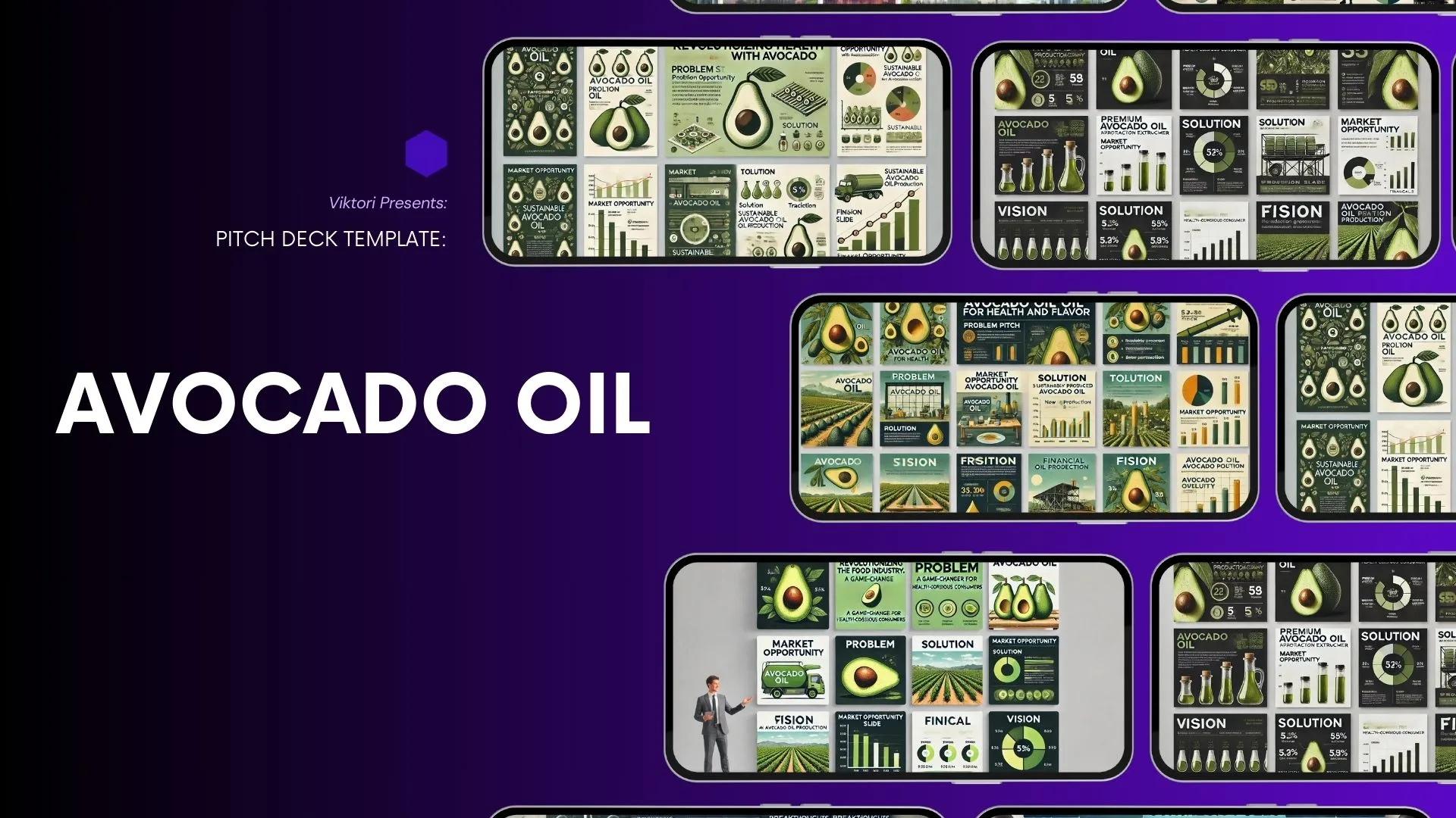 Avocado Oil Farming Pitch Deck Template