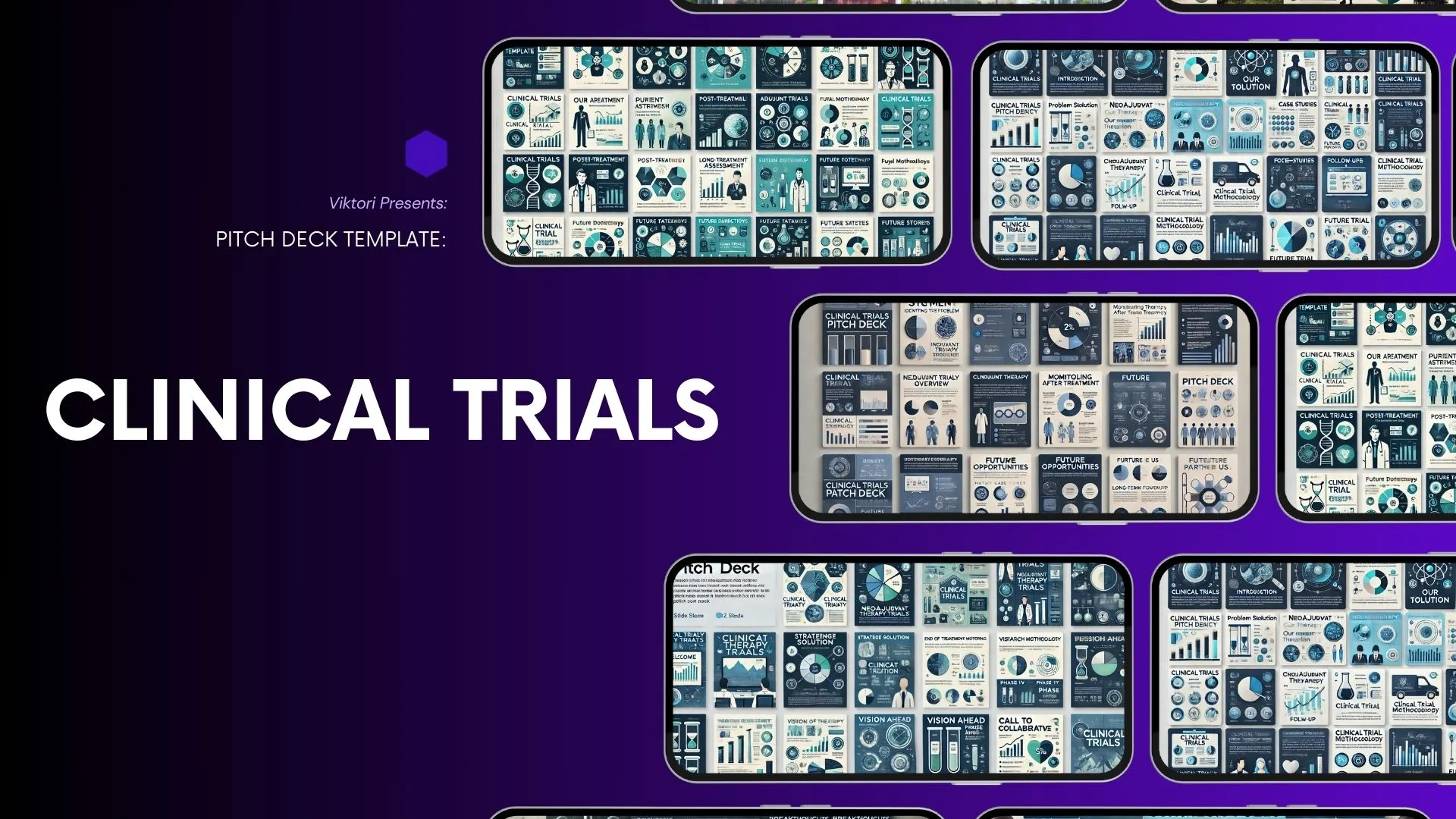 Clinical Trials Pitch Deck Template