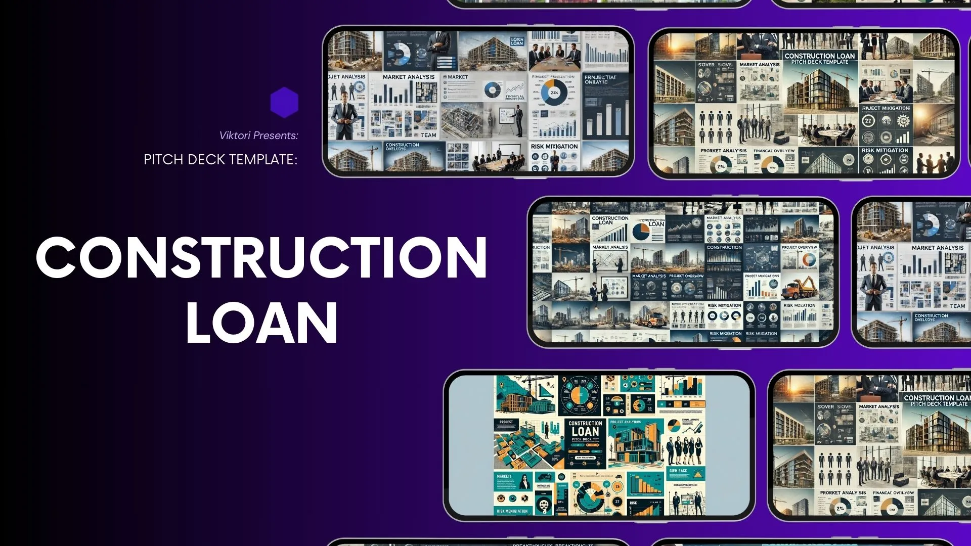 Construction Loan Pitch Deck Template