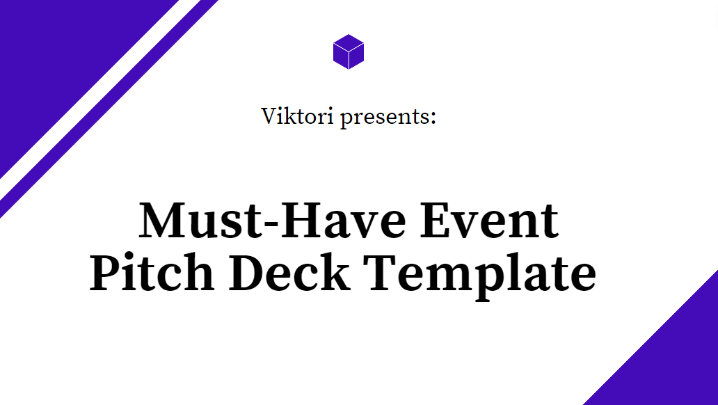 Event Pitch Deck Template