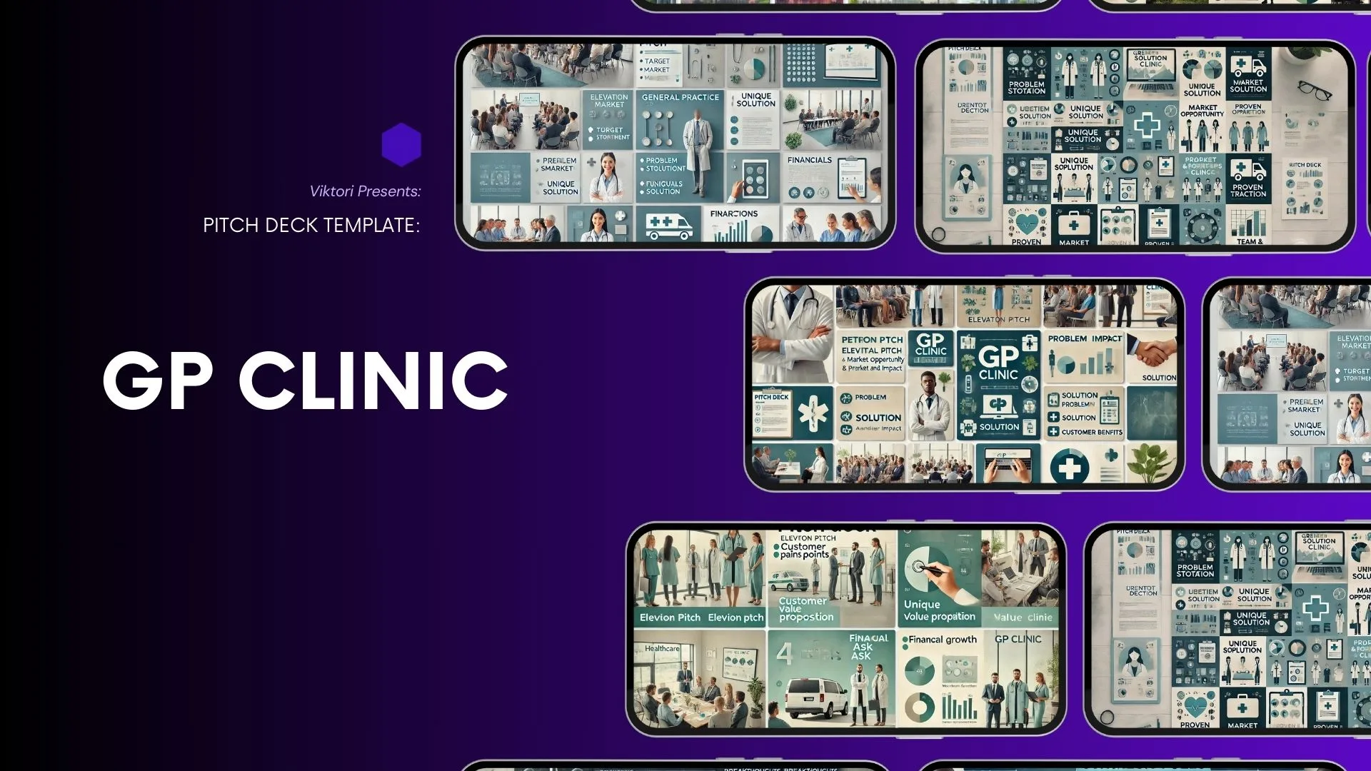 GP Clinic Pitch Deck Template