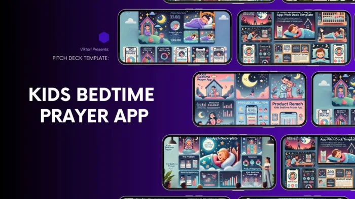 Kids Bedtime Prayer App Pitch Deck Template