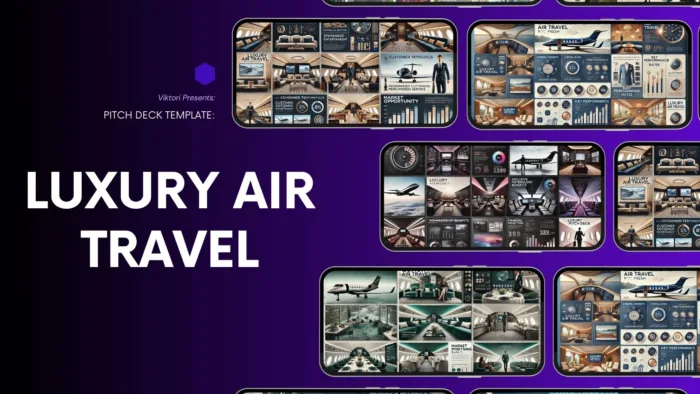 Luxury Air Travel Pitch Deck Template