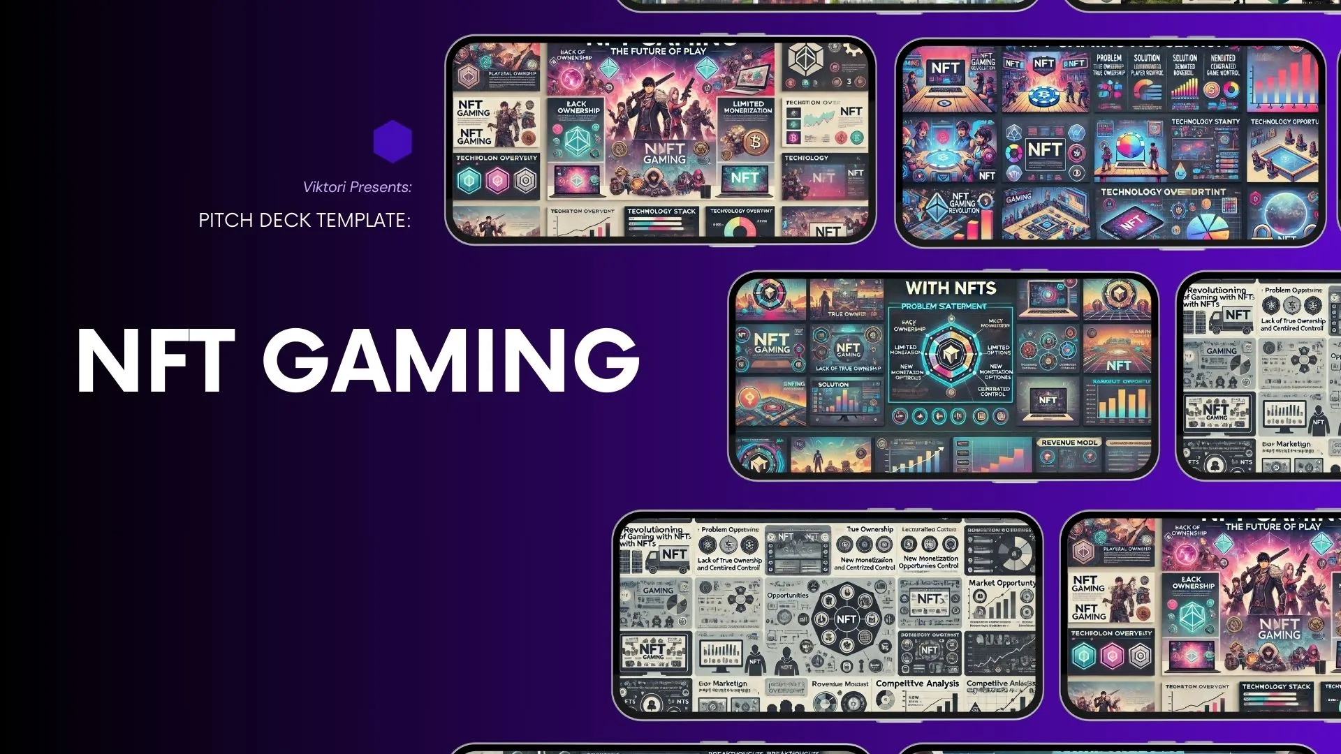 NFT Gaming Pitch Deck Template